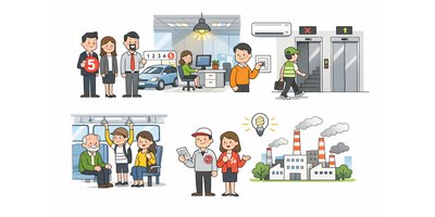 기업들까지 시작했다… 차량 제한부터 엘리베이터 조정까지 ‘에너지 절약 모드’