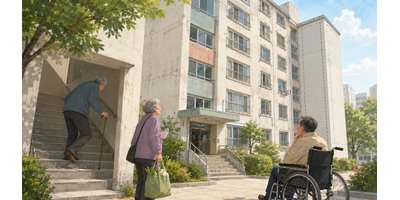 LH 영구임대아파트 승강기 설치 논란, 진해자은주공 주민들 “이동권 보장해 달라”